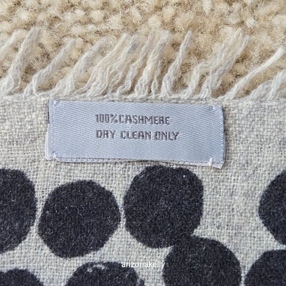 NWOT Cashmere Scarf Modern Scandanavian Design Pilgrim Waters - Picture 5 of 13